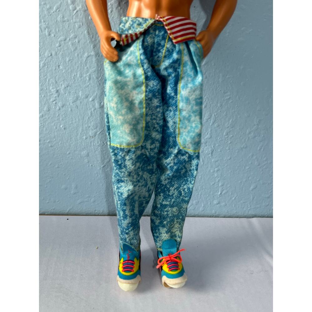 VTG Mattel Ken All American Baggy Pants and Reebok Sneakers Punk Hip Hop